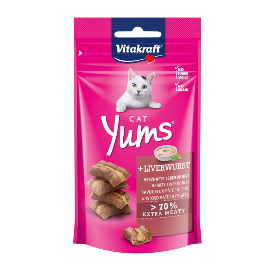 40 g Vitakraft Cat Yums Bocaditos de H&iacute;gado para gatos, , large Imagen numero 1